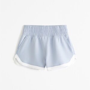 YPB Abercrombie neoKNIT unlined shorts light blue